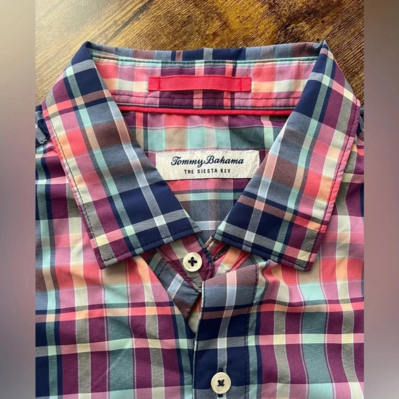 Tommy Bahama | men’s SIESTA KEY NAPA CHECK
ISLANDZONE SHIRT. Size: L - Picture 5 of 16